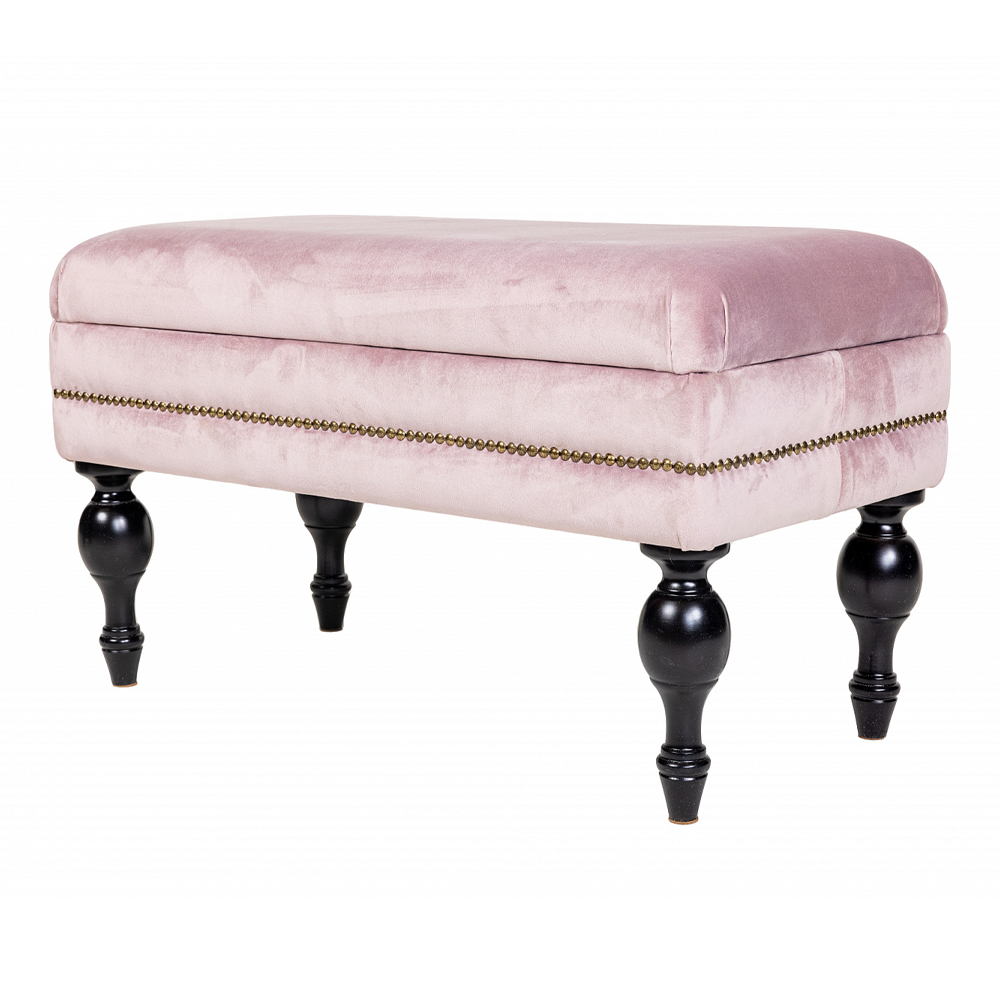 Мягкая банкетка с зоной для хранения Casket Dusty Rose