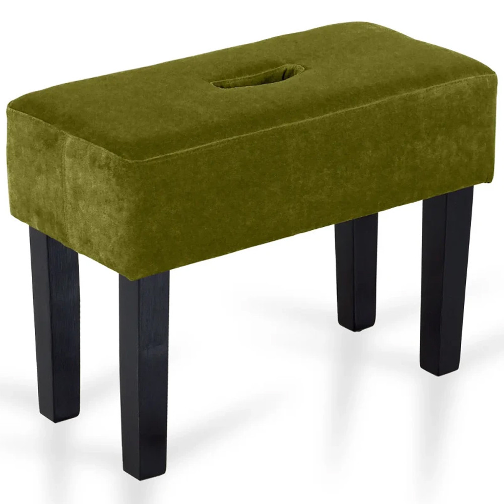 Мягкий пуф на черных ножках Winton Pouf