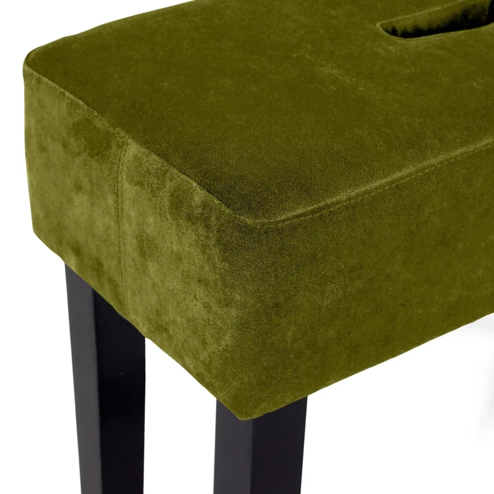 Мягкий пуф на черных ножках Winton Pouf