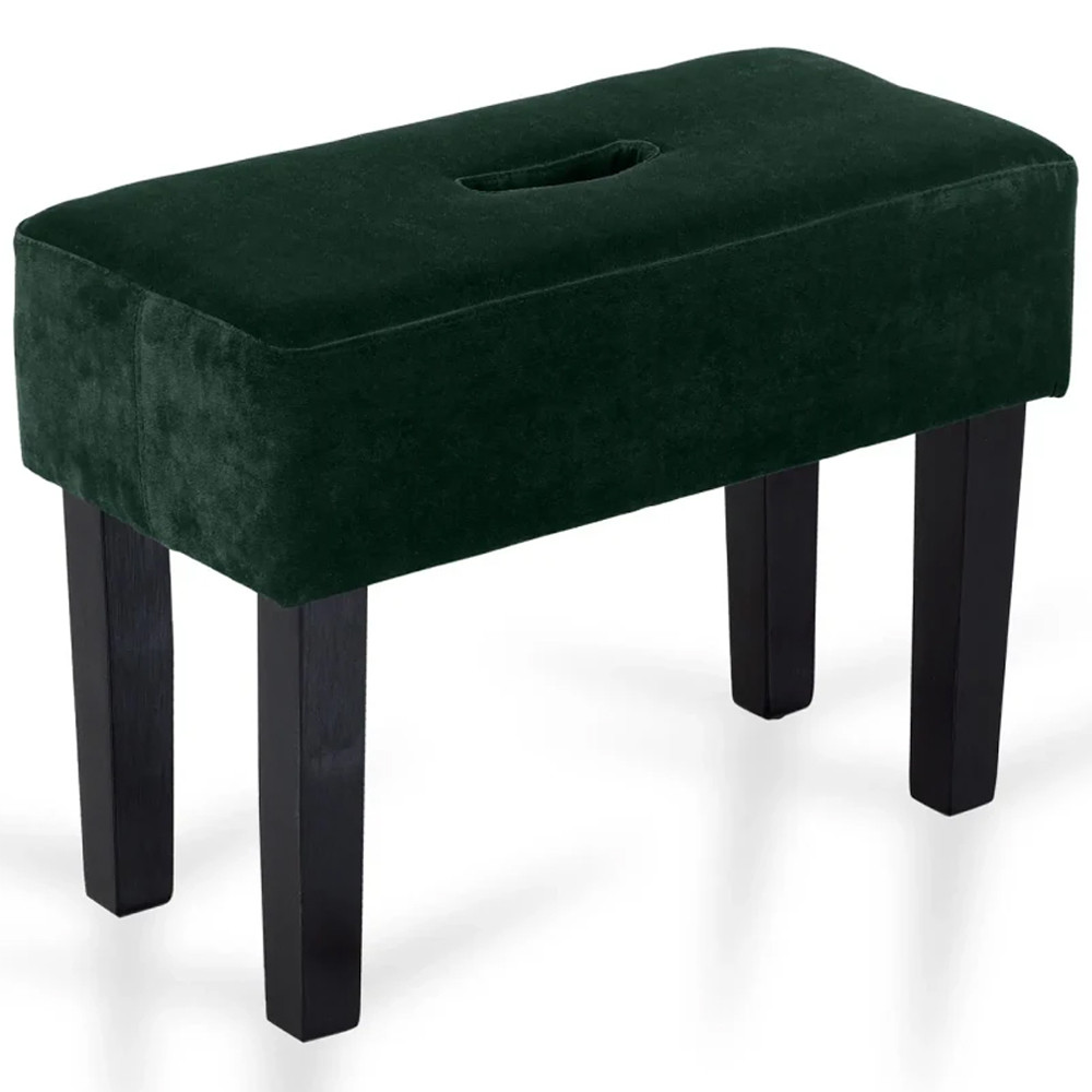 Мягкий пуф на черных ножках Winton Pouf