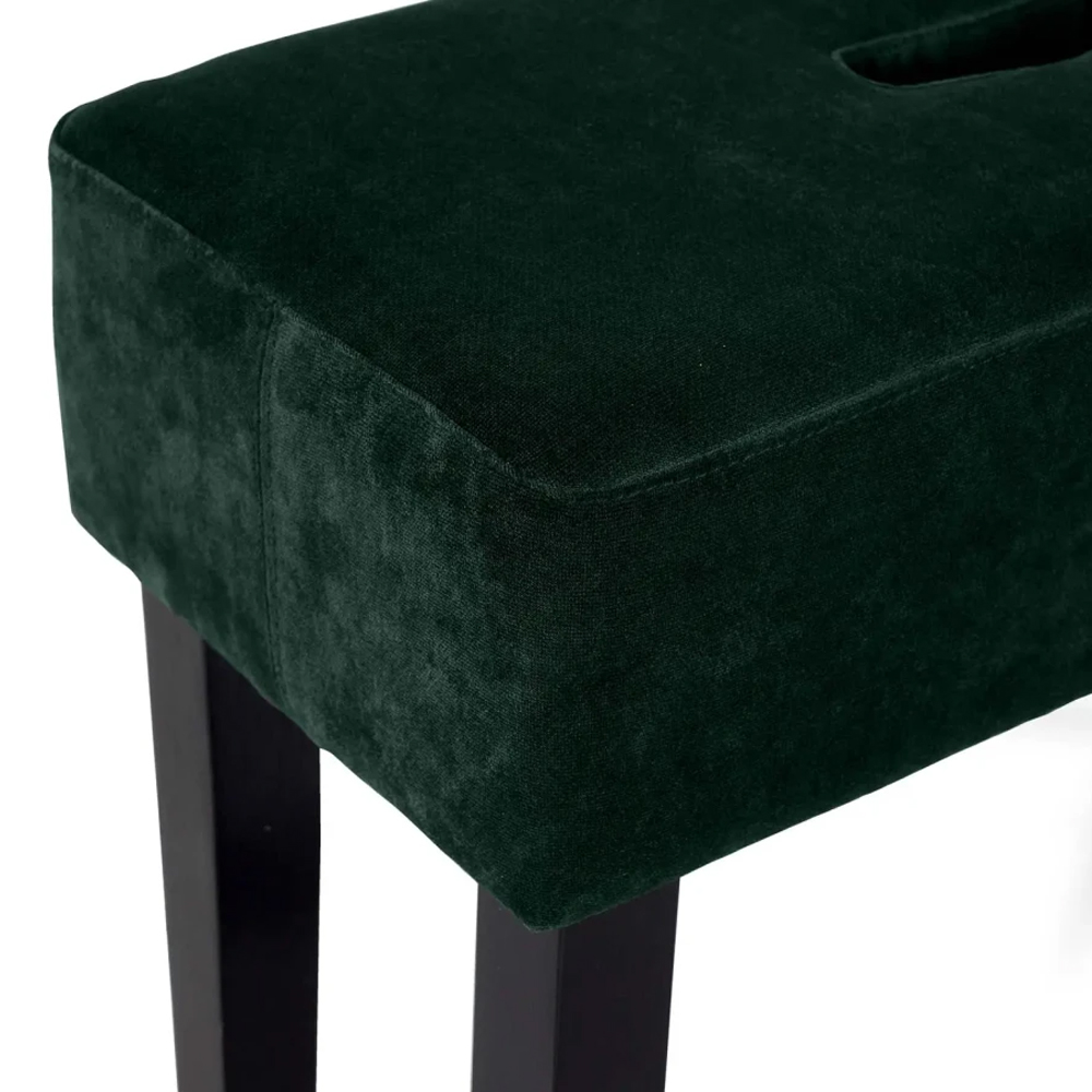 Мягкий пуф на черных ножках Winton Pouf