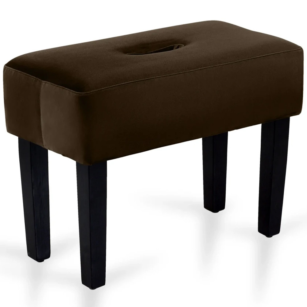 Мягкий пуф на черных ножках Winton Pouf