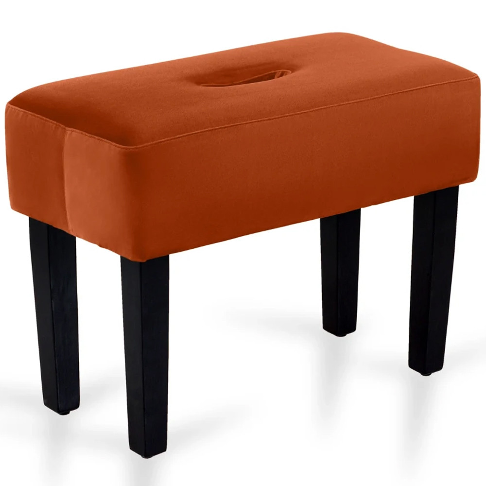 Мягкий пуф на черных ножках Winton Pouf