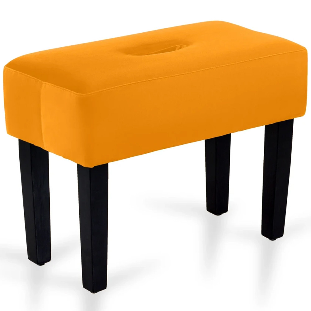 Мягкий пуф на черных ножках Winton Pouf