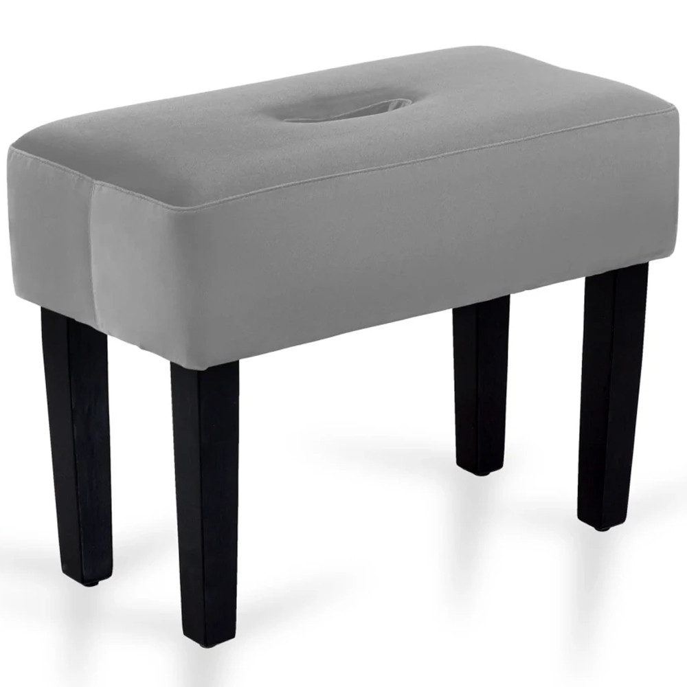 Мягкий пуф на черных ножках Winton Pouf