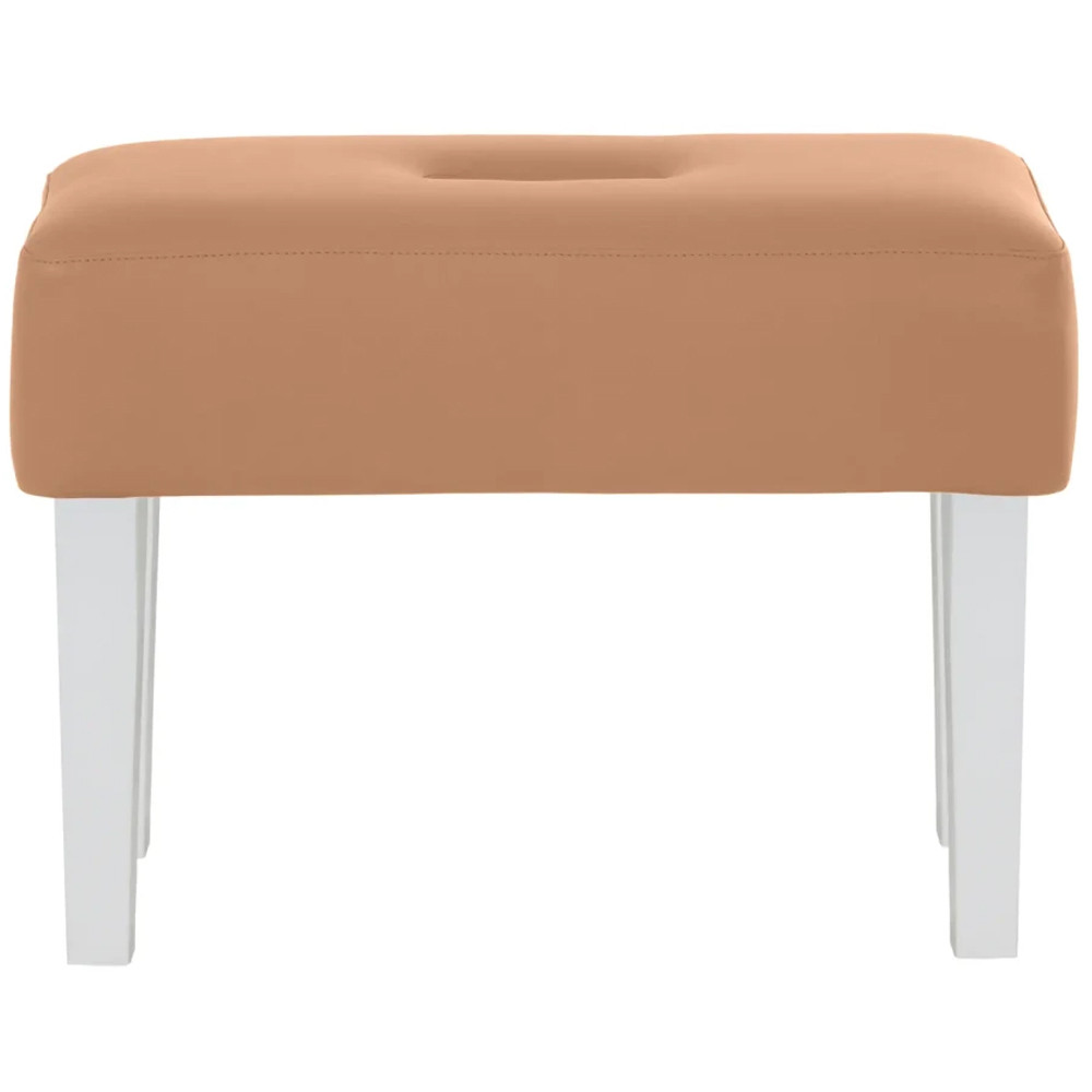 Мягкий пуф на белых ножках Winton Pouf