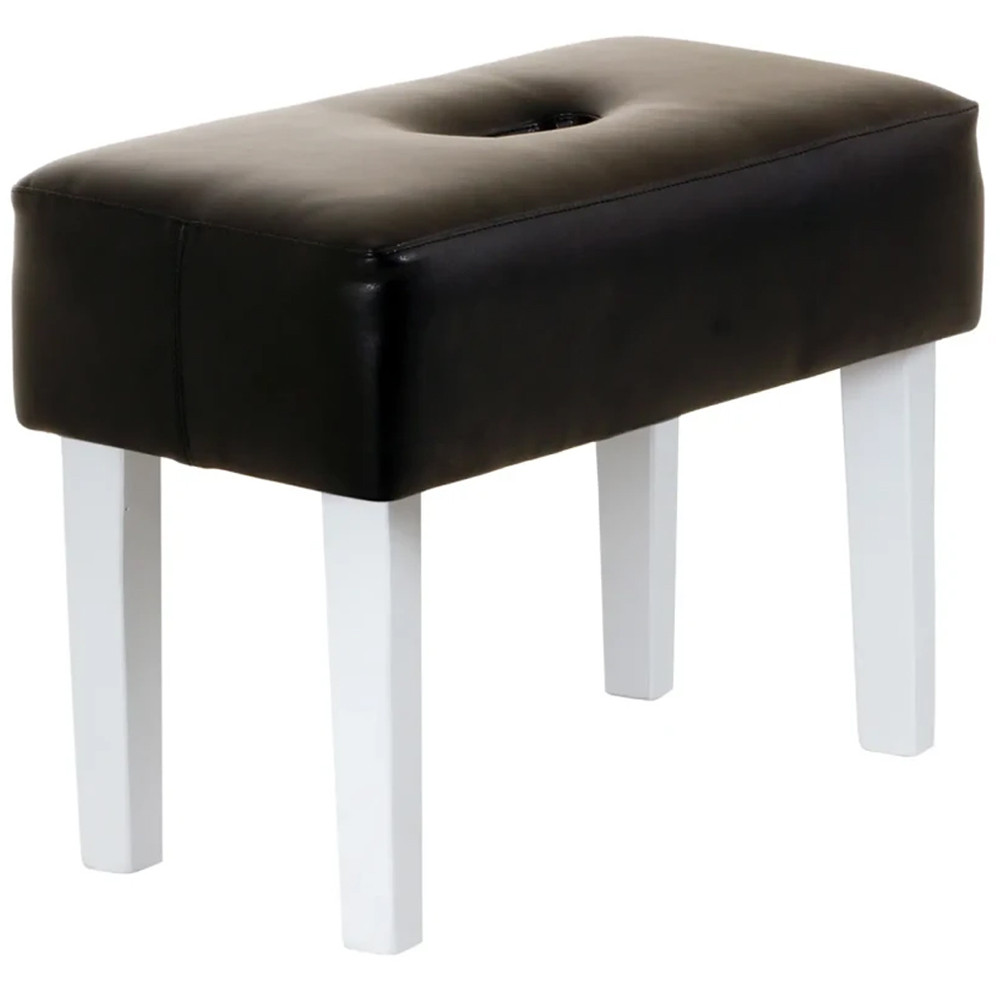 Мягкий пуф на белых ножках Winton Pouf