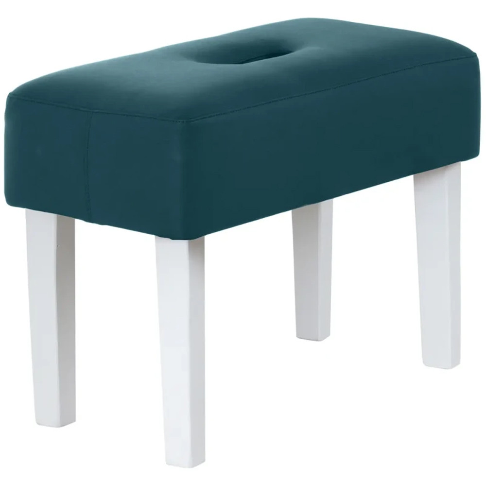 Мягкий пуф на белых ножках Winton Pouf
