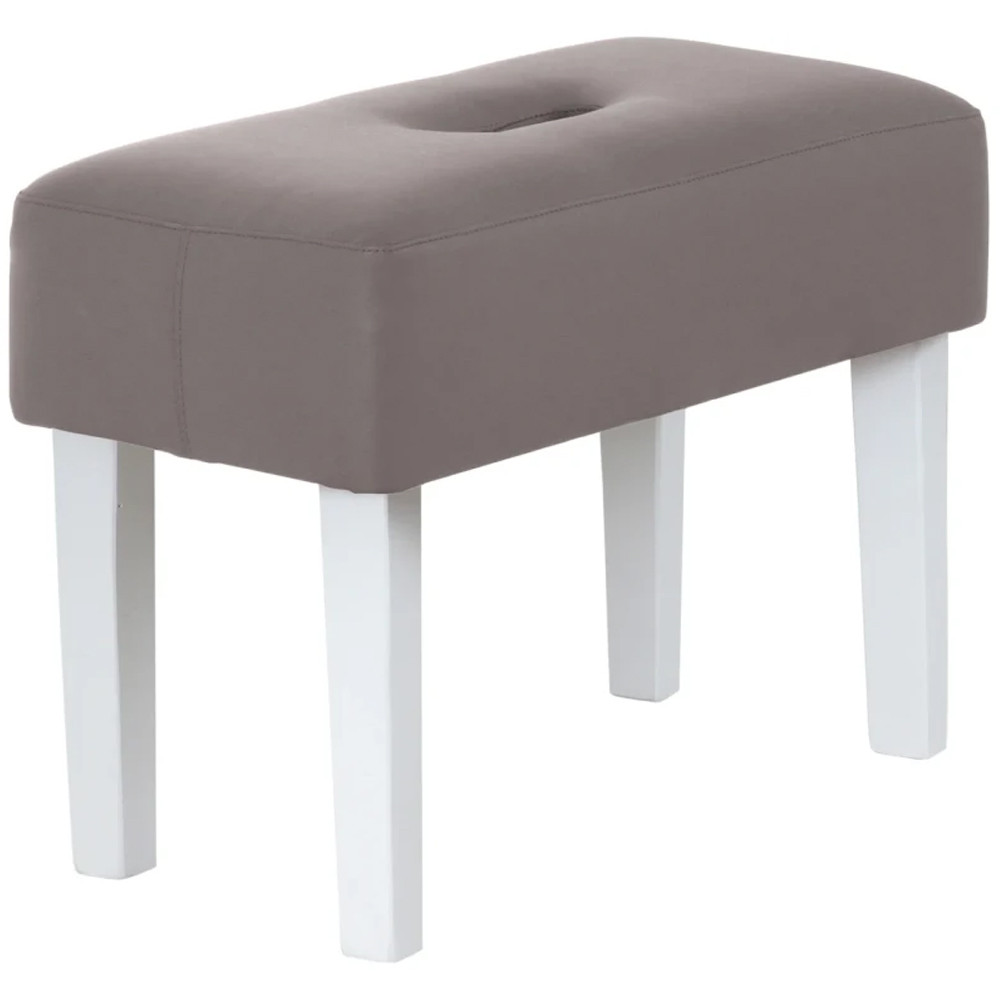 Мягкий пуф на белых ножках Winton Pouf