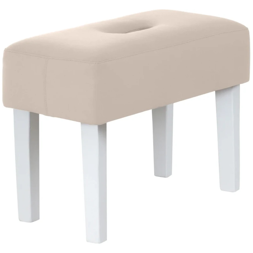 Мягкий пуф на белых ножках Winton Pouf