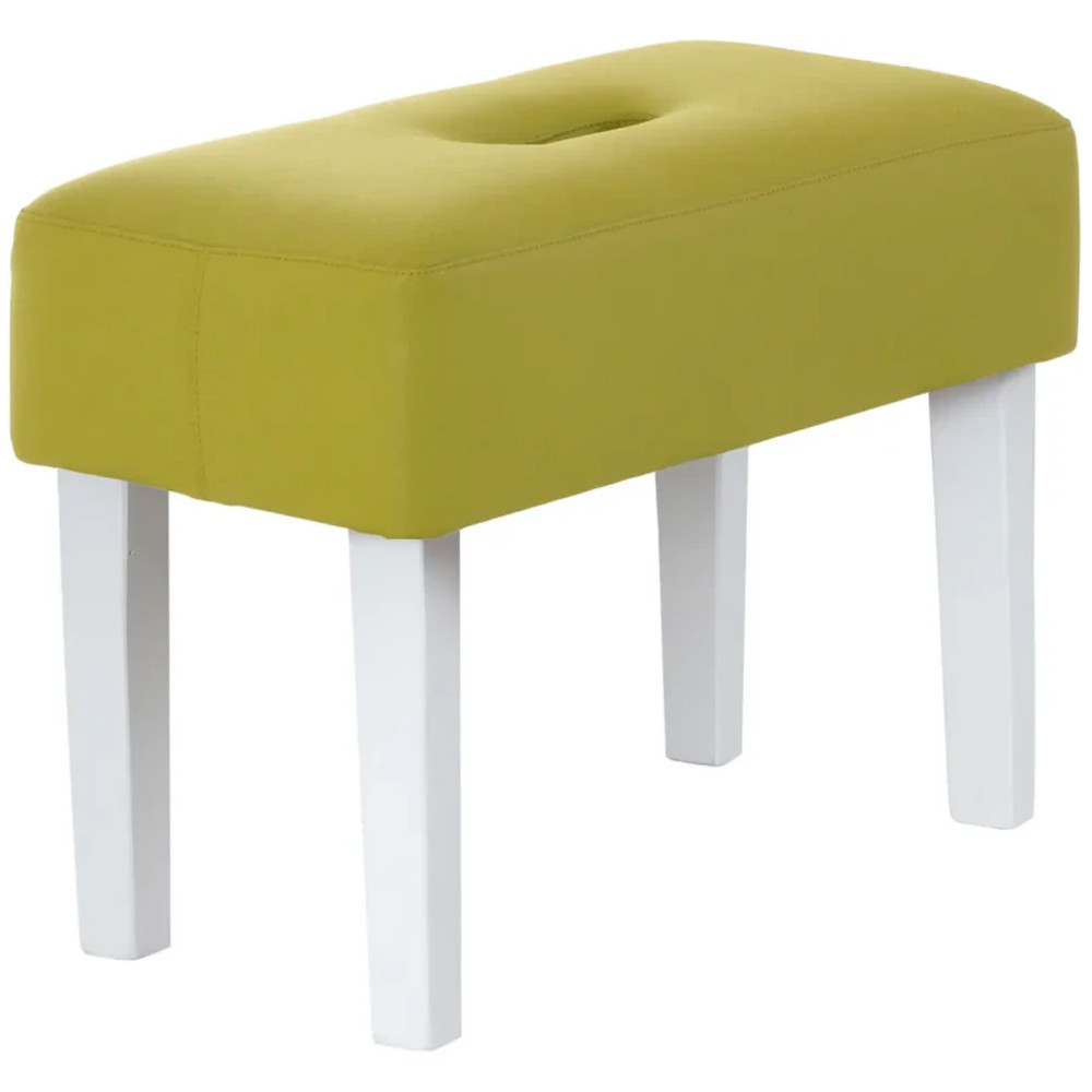 Мягкий пуф на белых ножках Winton Pouf