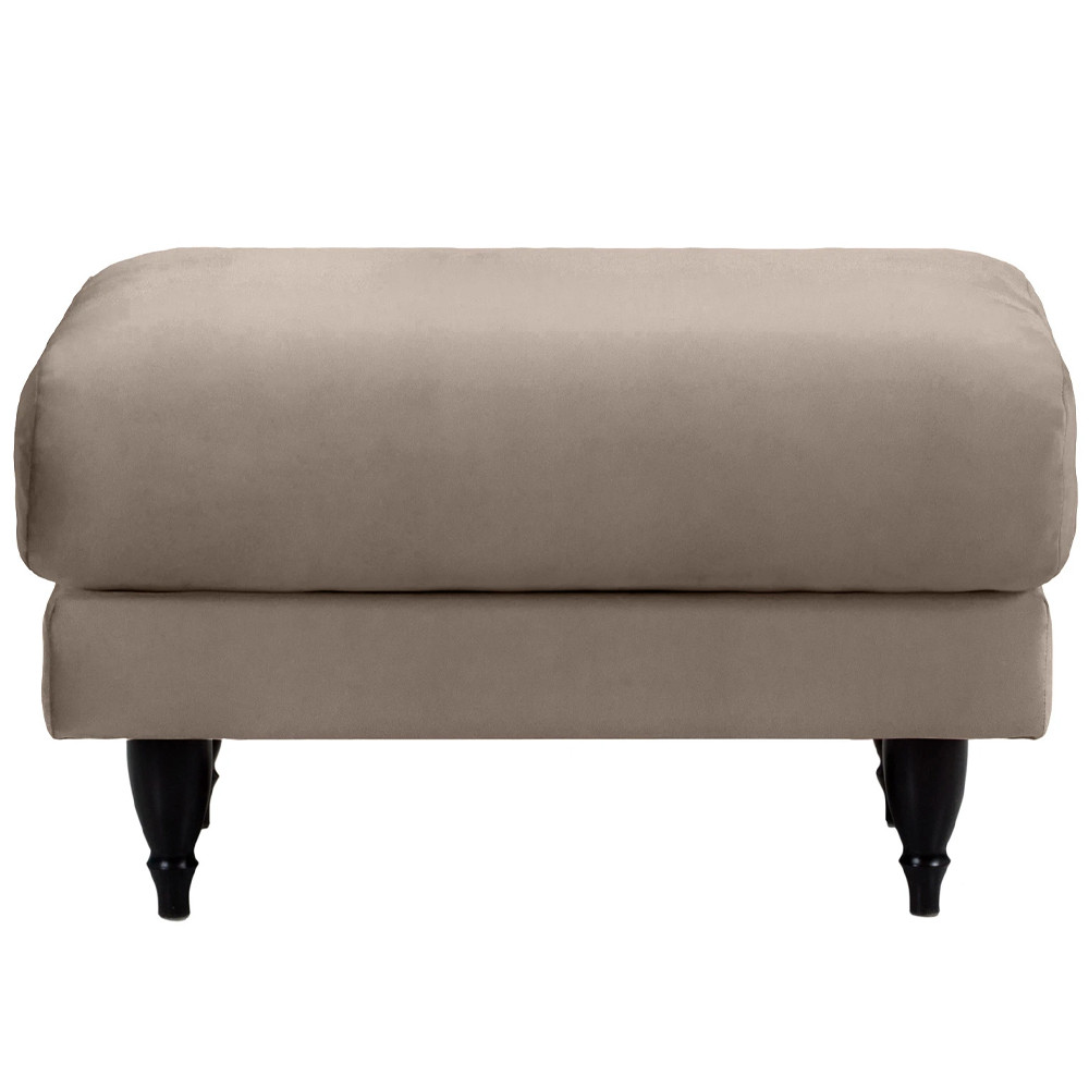 Мягкий пуф на деревянных ножках Garner Pouf