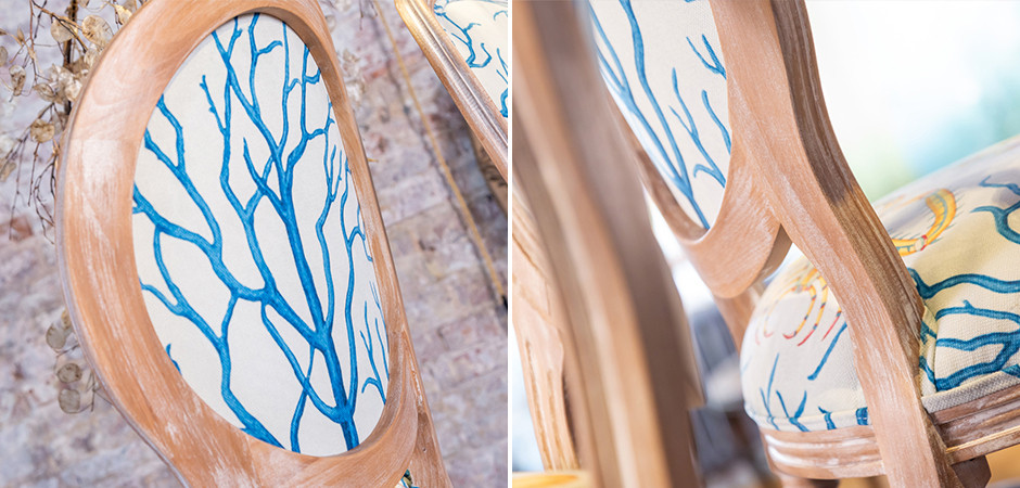 Мягкий стул Seabed Print 10