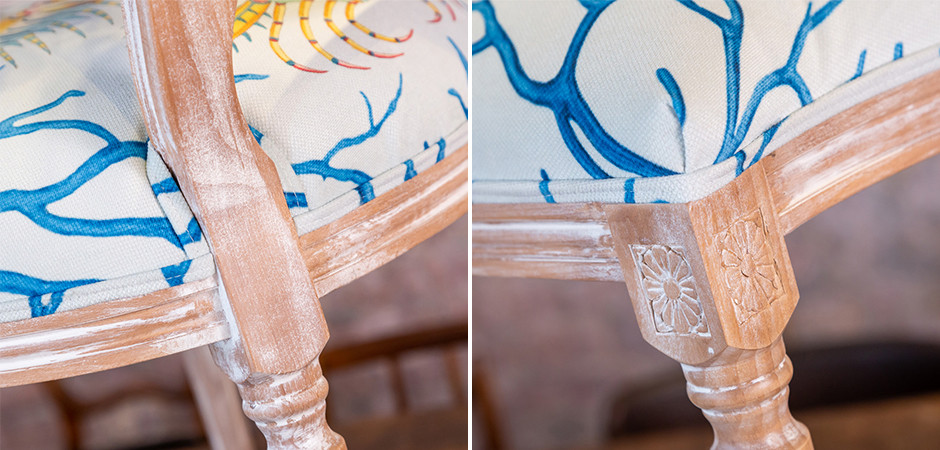 Мягкий стул Seabed Print 10