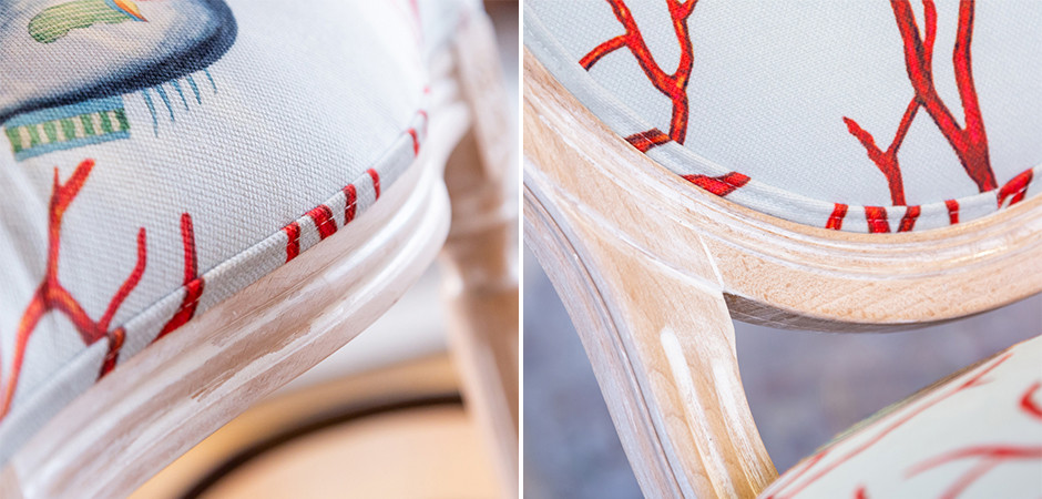 Мягкий стул Seabed Print 11