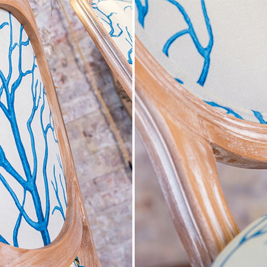 Мягкий стул Seabed Print 12