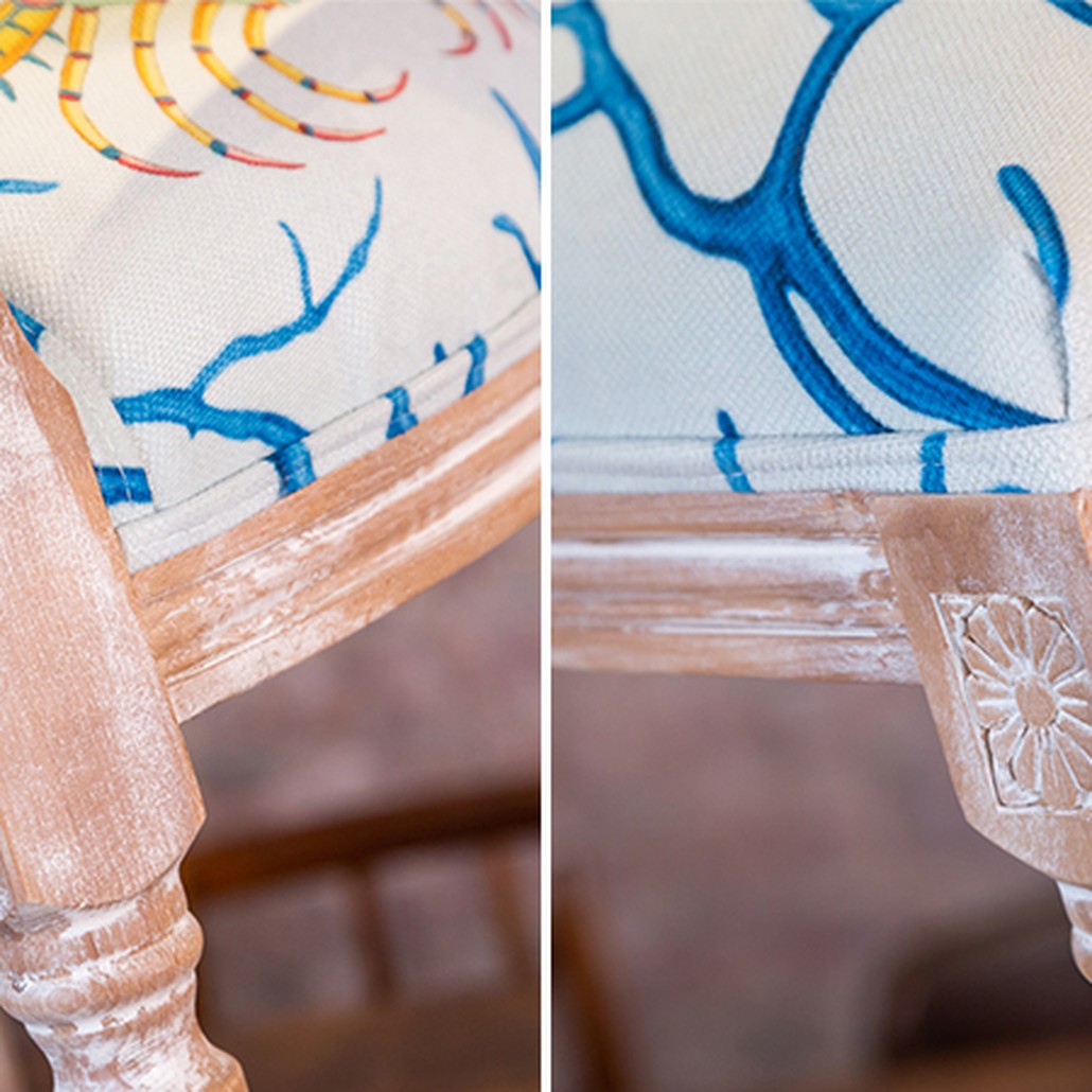Мягкий стул Seabed Print 2