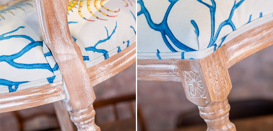 Мягкий стул Seabed Print 2