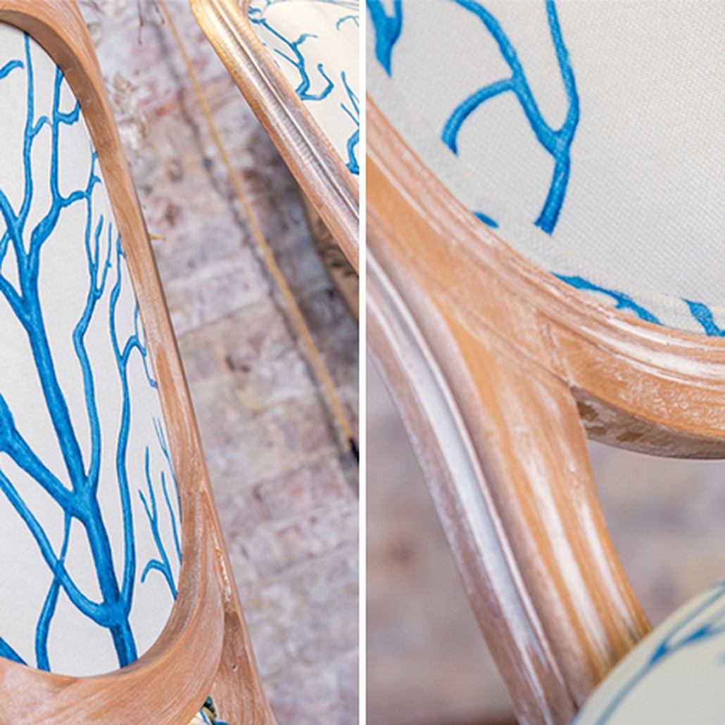 Мягкий стул Seabed Print 4