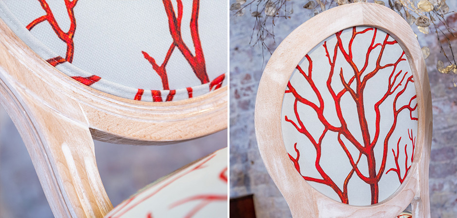 Мягкий стул Seabed Print 5