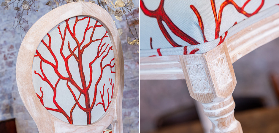 Мягкий стул Seabed Print 7