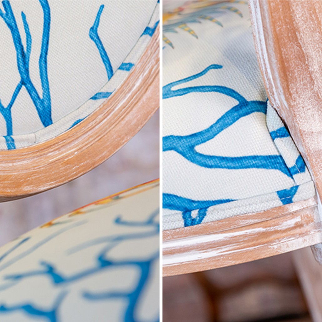 Мягкий стул Seabed Print 8