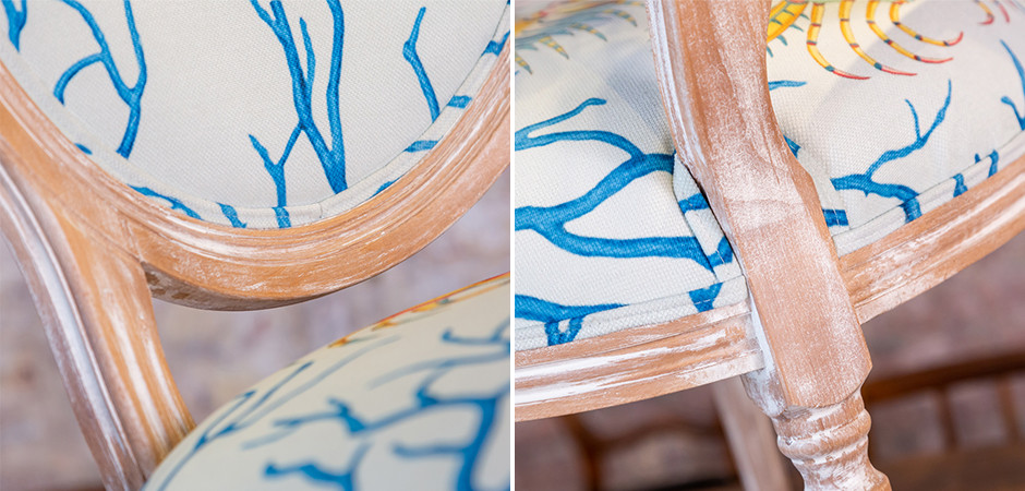 Мягкий стул Seabed Print 8