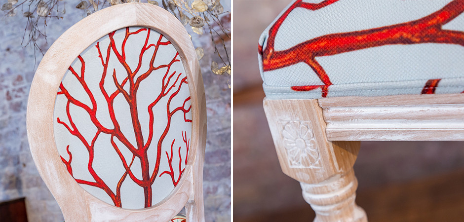 Мягкий стул Seabed Print 9