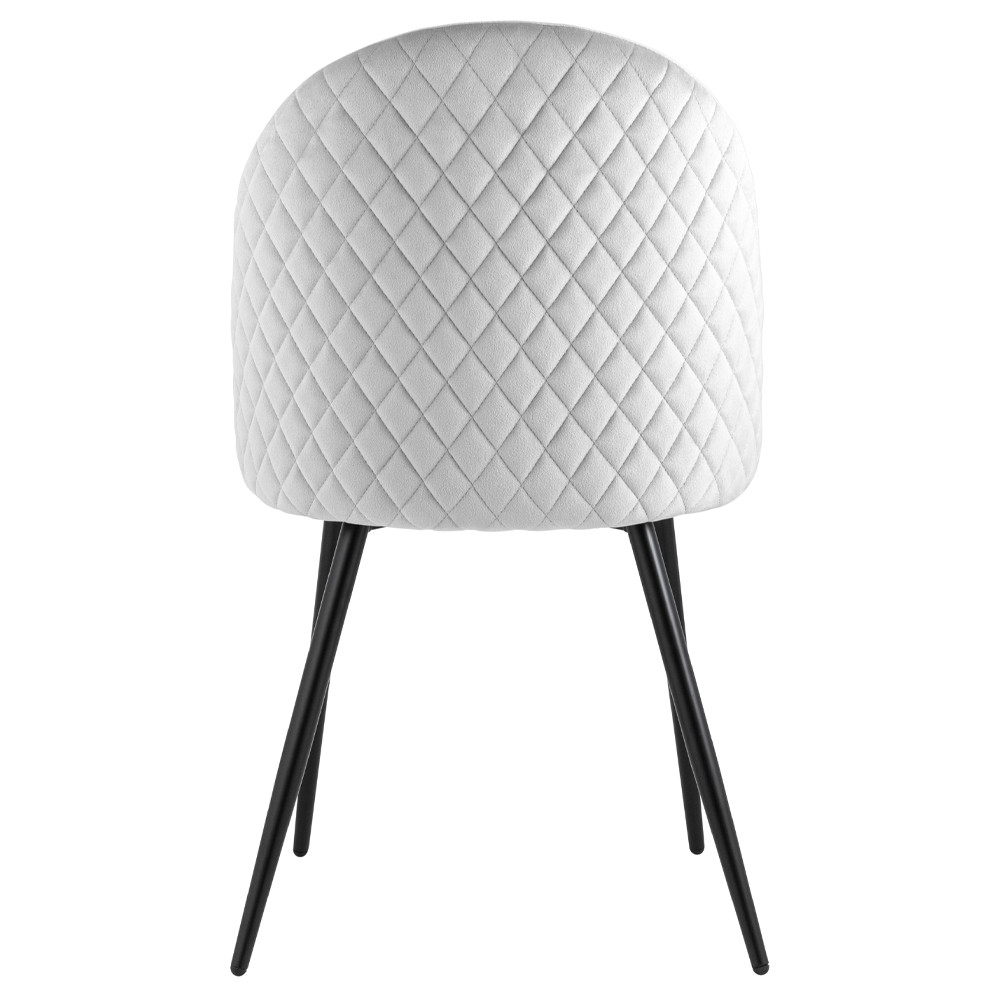 Мягкий стул в сером велюре Miruna Chair