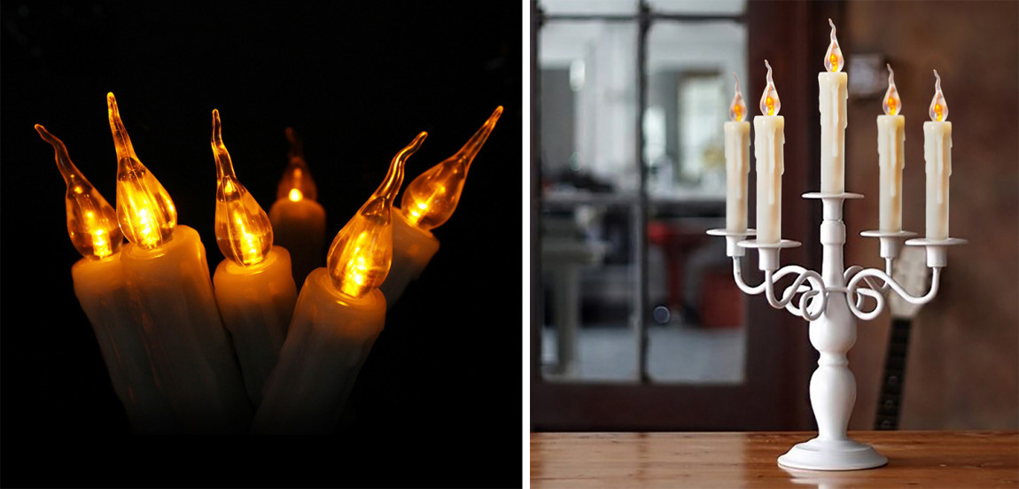 Набор из 6-ти свечей LED Candles Simulated Fire