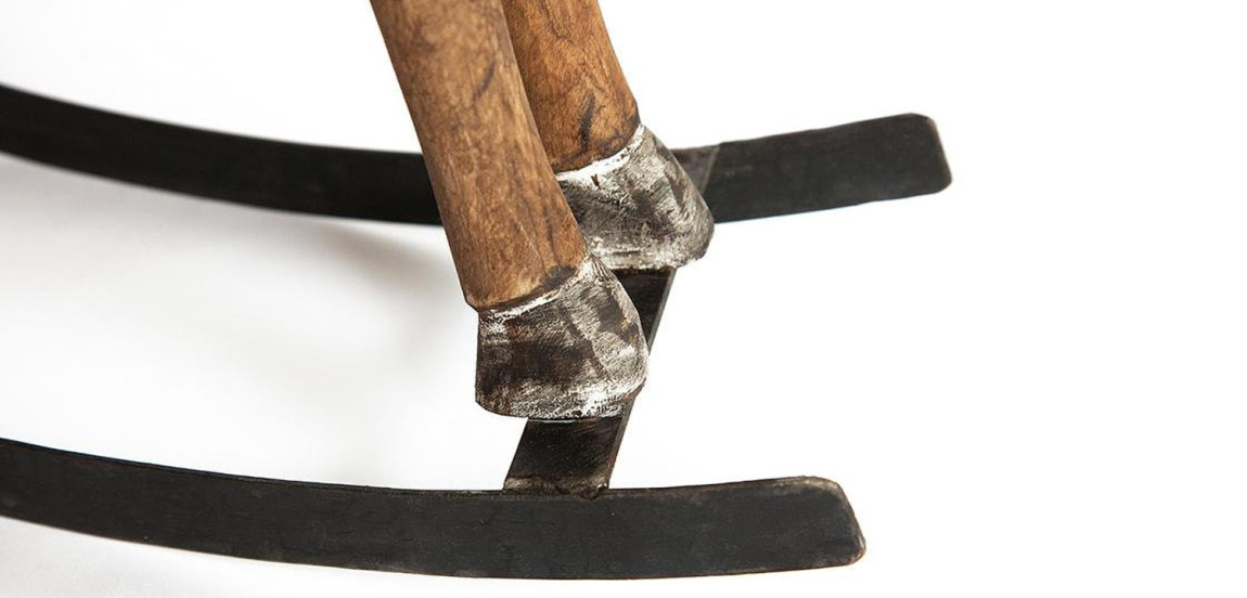 Набор из трёх лошадок дерево манго