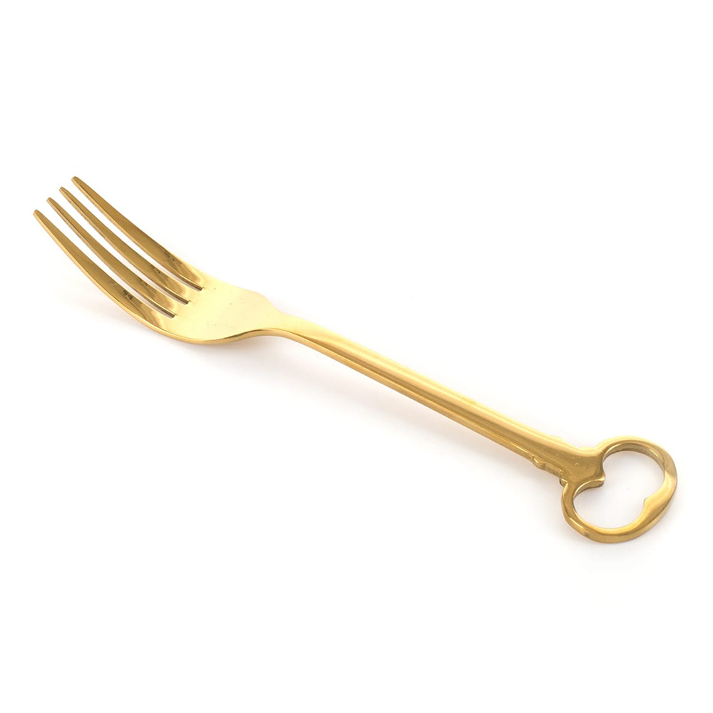 Набор столовых приборов Seletti Keytlery Gold set of 6