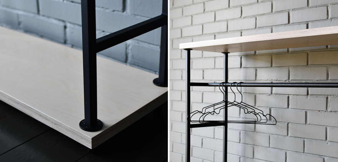 Напольная вешалка Lowery Industrial Floor Hanger