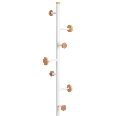 Напольная вешалка из древесины бука Unique Shaped Furniture Floor Hanger White