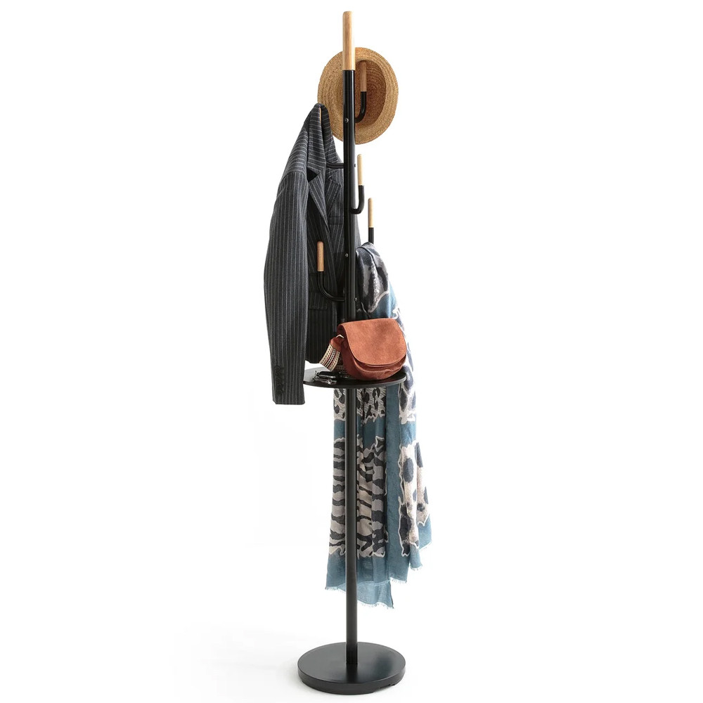 Напольная вешалка из металла и дерева Polly Floor Hanger
