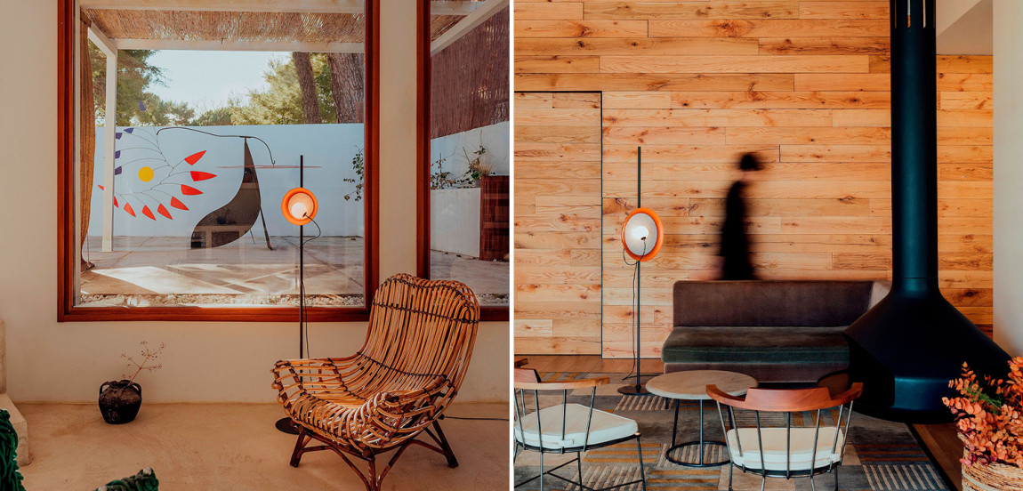 Напольный светильник с магнитным плафоном MARGOTT FLOR LAMP