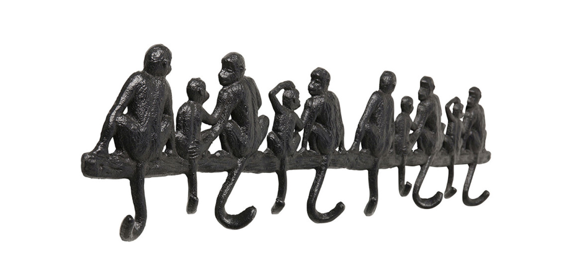 Настенная вешалка Monkey Family L