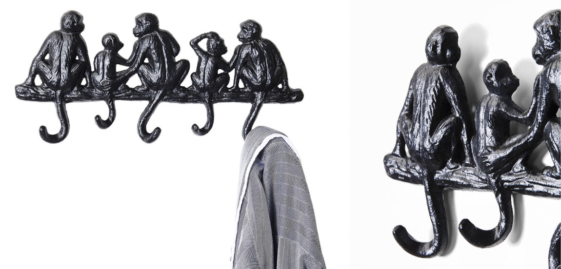 Настенная вешалка Monkey Family S