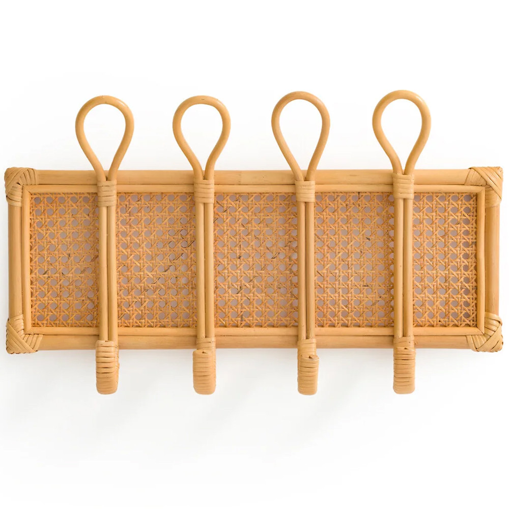 Настенная вешалка из ротанга Wila Wall Hanger M