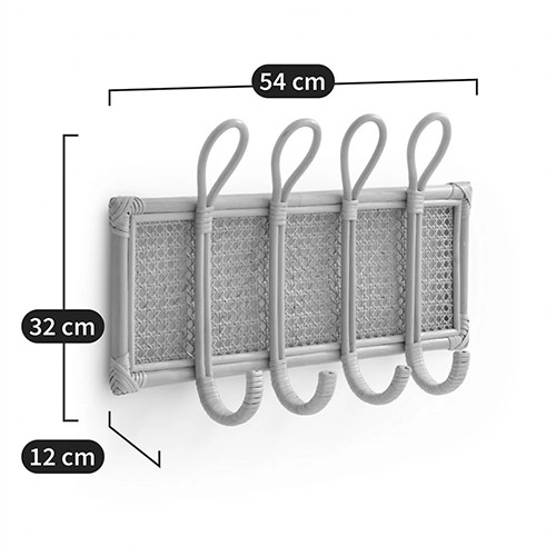 Настенная вешалка из ротанга Wila Wall Hanger M
