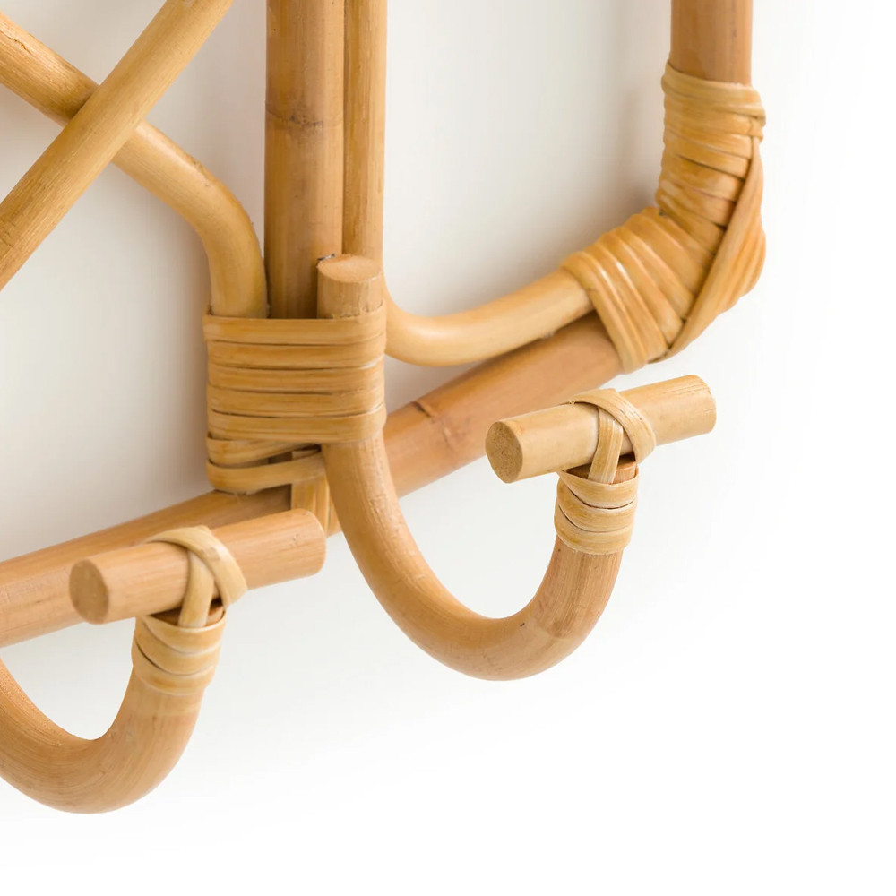 Настенная вешалка из ротанга Willa Wall Hanger S