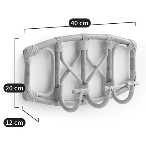 Настенная вешалка из ротанга Willa Wall Hanger S