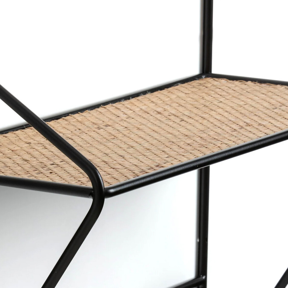 Настенная вешалка с полкой из ротанга Bourn Shelf-hanger