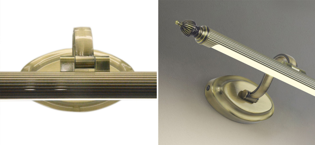 Настенная подсветка в бронзовом цвете  Cornice 71 см