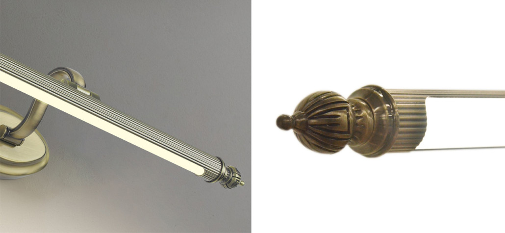 Настенная подсветка в бронзовом цвете  Cornice 71 см