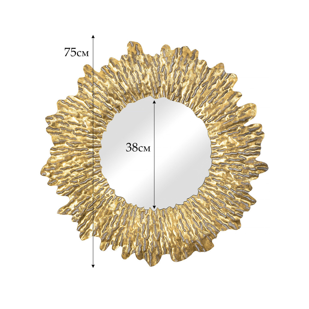 Настенное зеркало The ribbed core