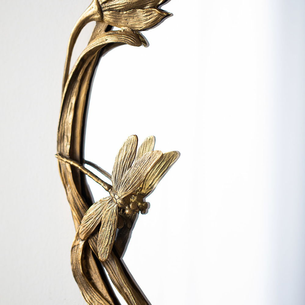 Настенное зеркало в бронзовой раме Eden Garden