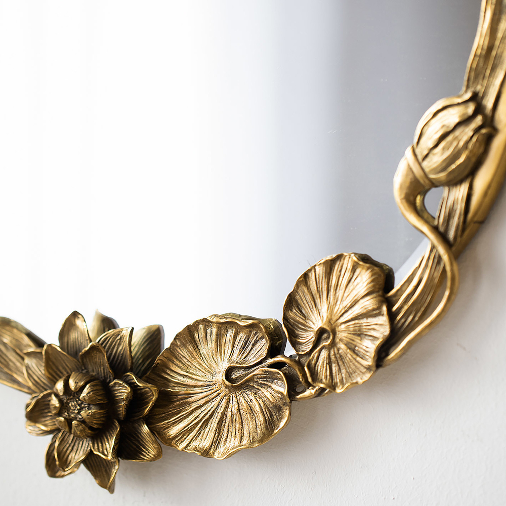 Настенное зеркало в бронзовой раме Eden Garden