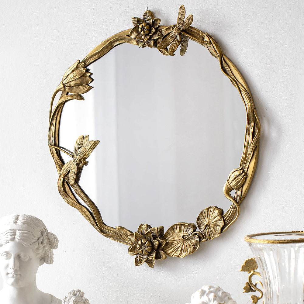 Настенное зеркало в бронзовой раме Eden Garden