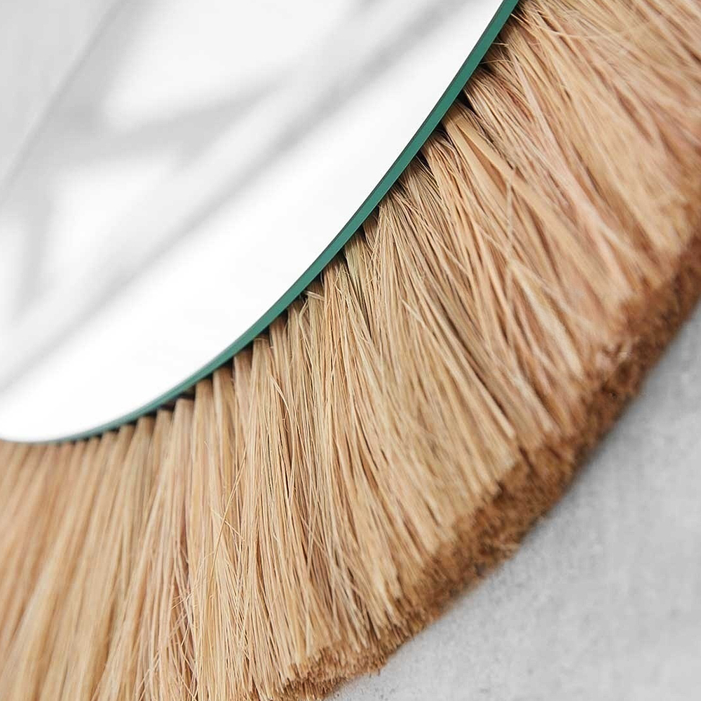 Настенное зеркало в виде глаза Eye Wicker Mirror